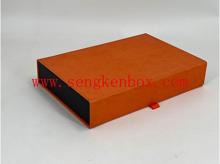 Orange Packaging Leather Box Orange Packaging Leather Box