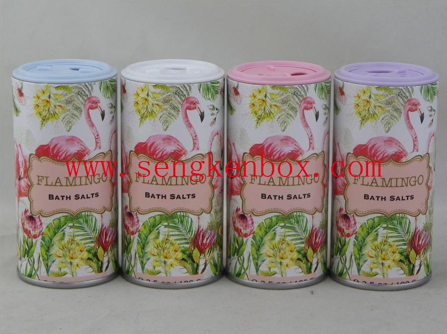 Paper Cardboard Shaker Dry Bath Salt Powder Packaging Paper Tube Paper Cardboard Shaker Dry Bath Salt Powder Packaging Paper Tube