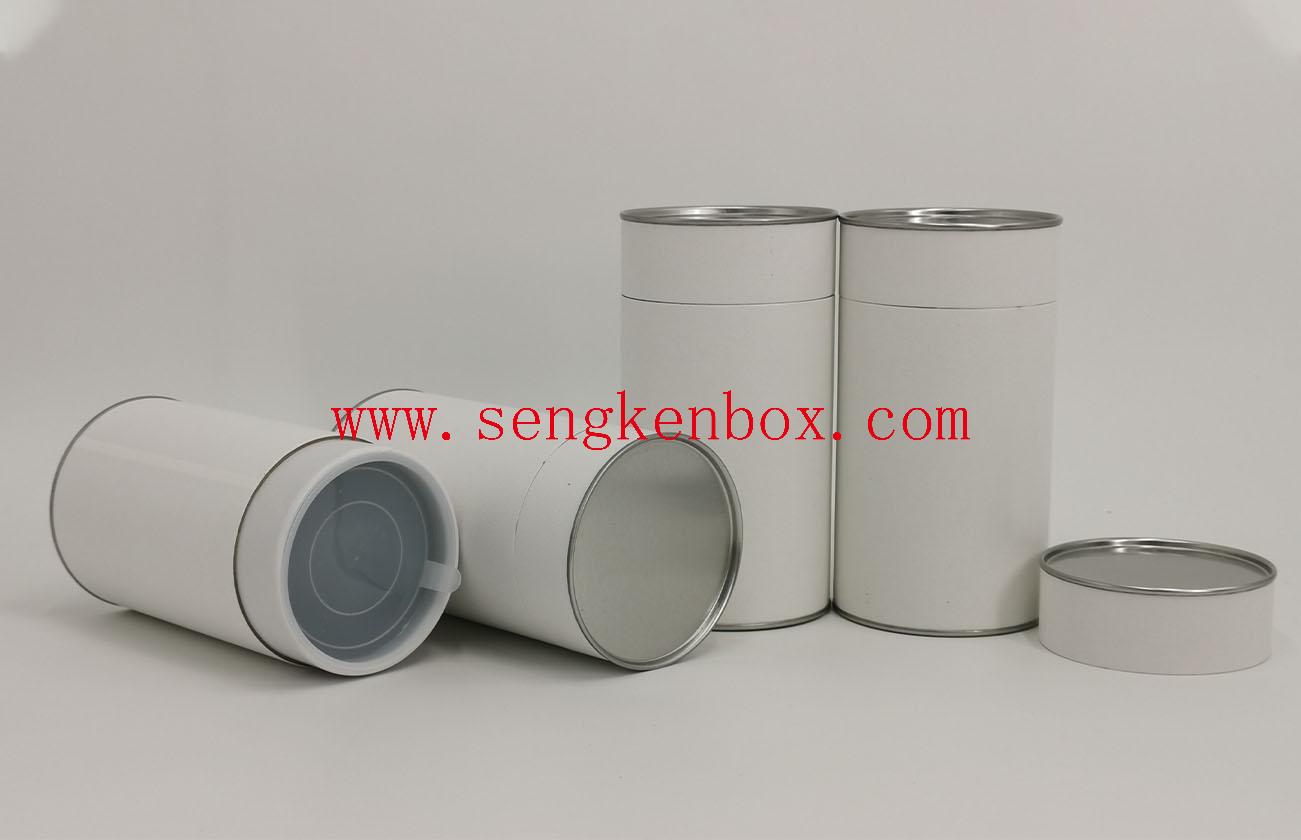 Dust-proof Plastic Cover Paper Cans Packaging Dust-proof Plastic Cover Paper Cans Packaging