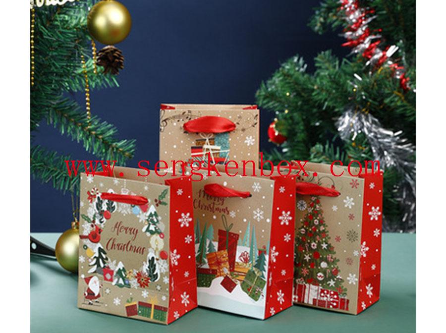 Christmas Gift Kraft Paper Bag Christmas Gift Kraft Paper Bag