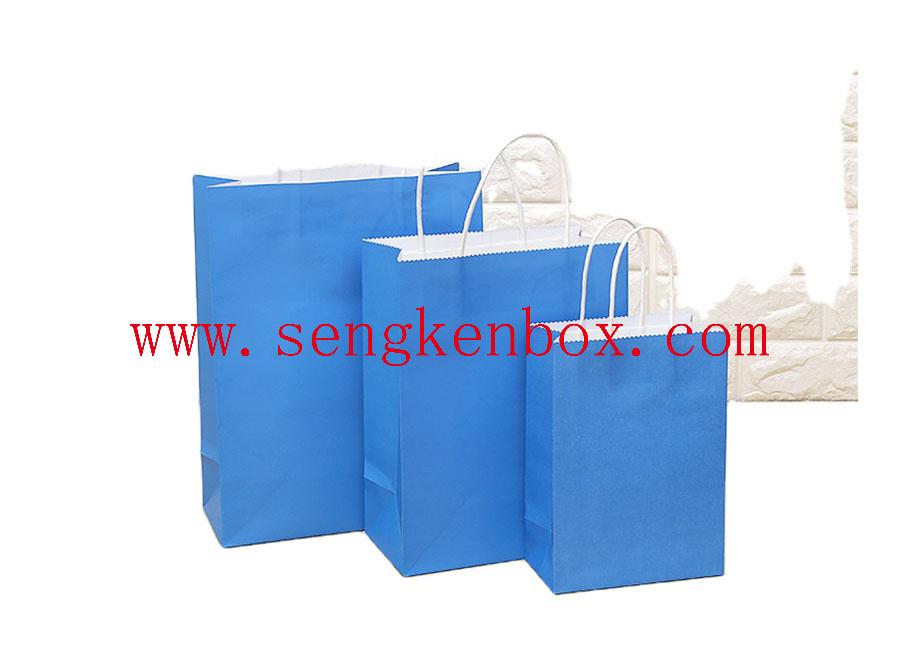Custom Color Kraft Paper Bag Custom Color Kraft Paper Bag