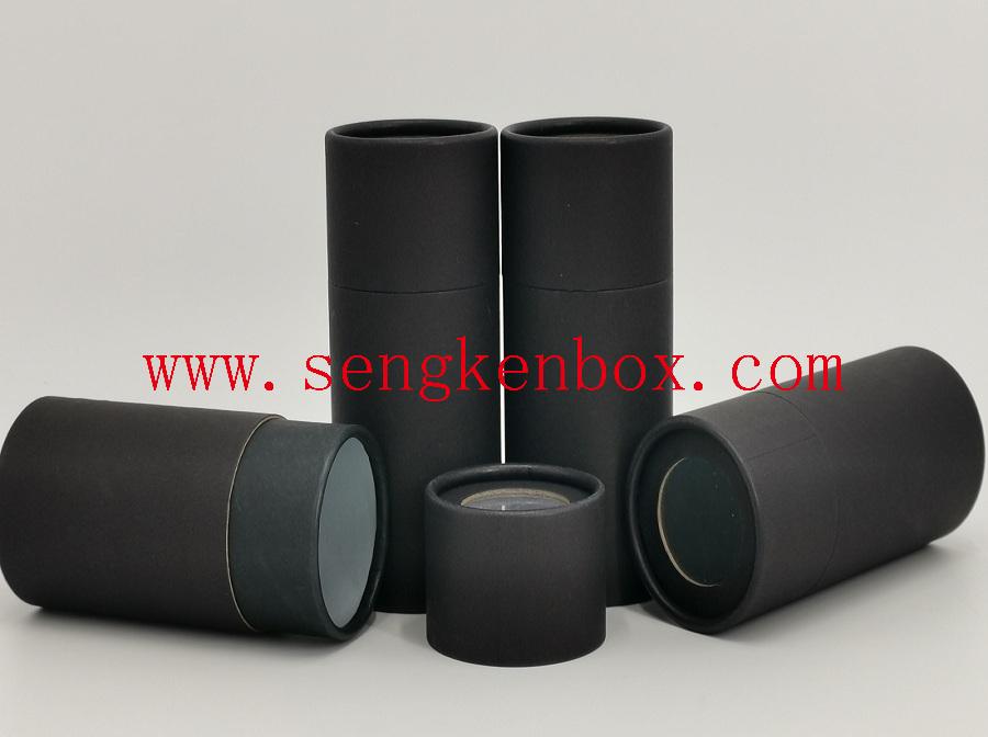 Black Paper Tube with Clear Window Black Paper Tube with Clear Window