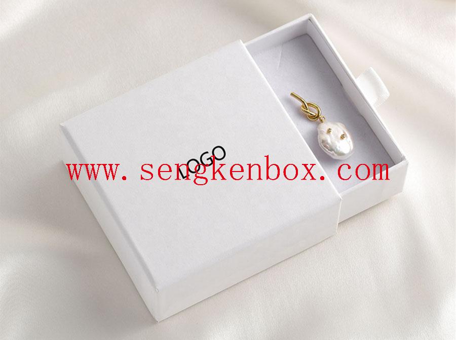 White Pull-Out Gift Paper Box