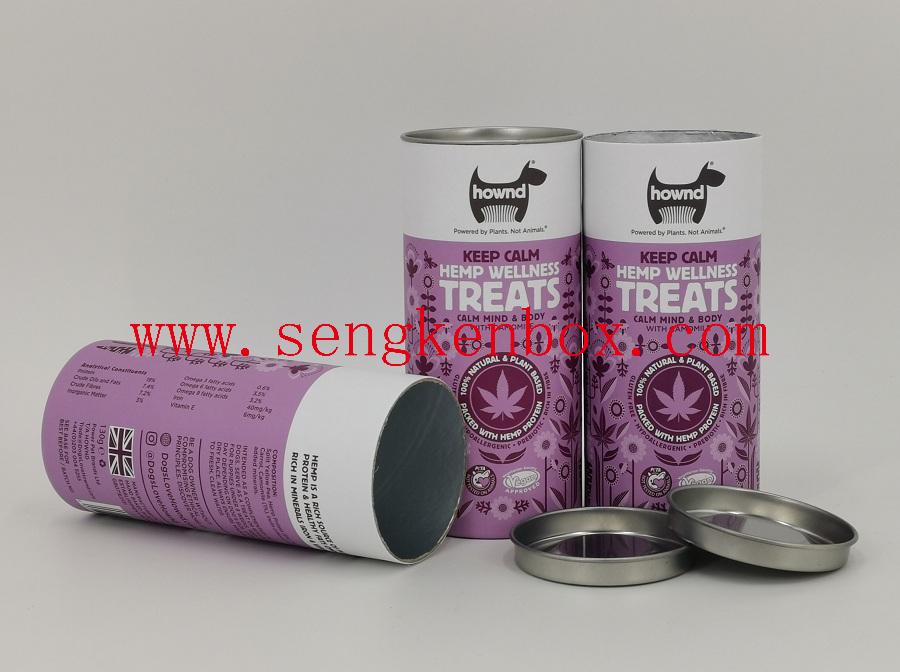 Animal Foodstuffs Packaging Paper Canister Animal Foodstuffs Packaging Paper Canister