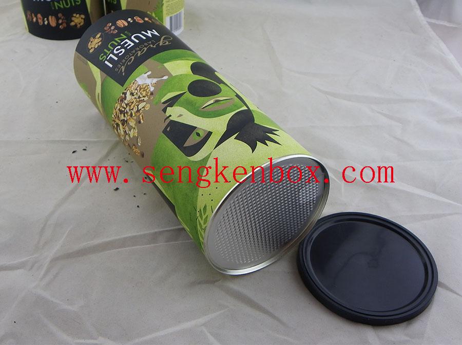 Muesli Nuts Food Packaging Paper Cans