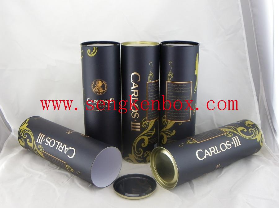 Cylinder Wine Packaging Paper Box