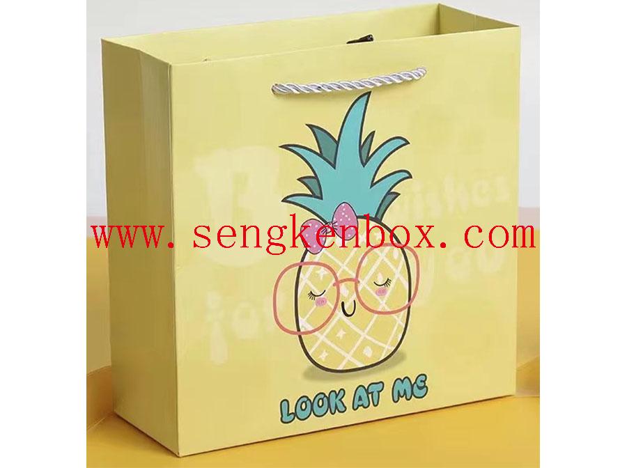 Cartoon Design Kraft Paper Bag Cartoon Design Kraft Paper Bag