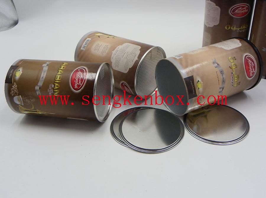 Cylinder Coffee Paper Cans