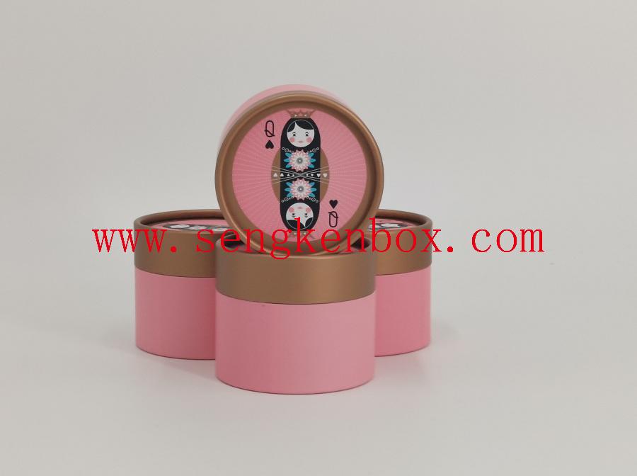 Food Grade Round Cardboard Paper Box for Mooncake Packaging Food Grade Round Cardboard Paper Box for Mooncake Packaging
