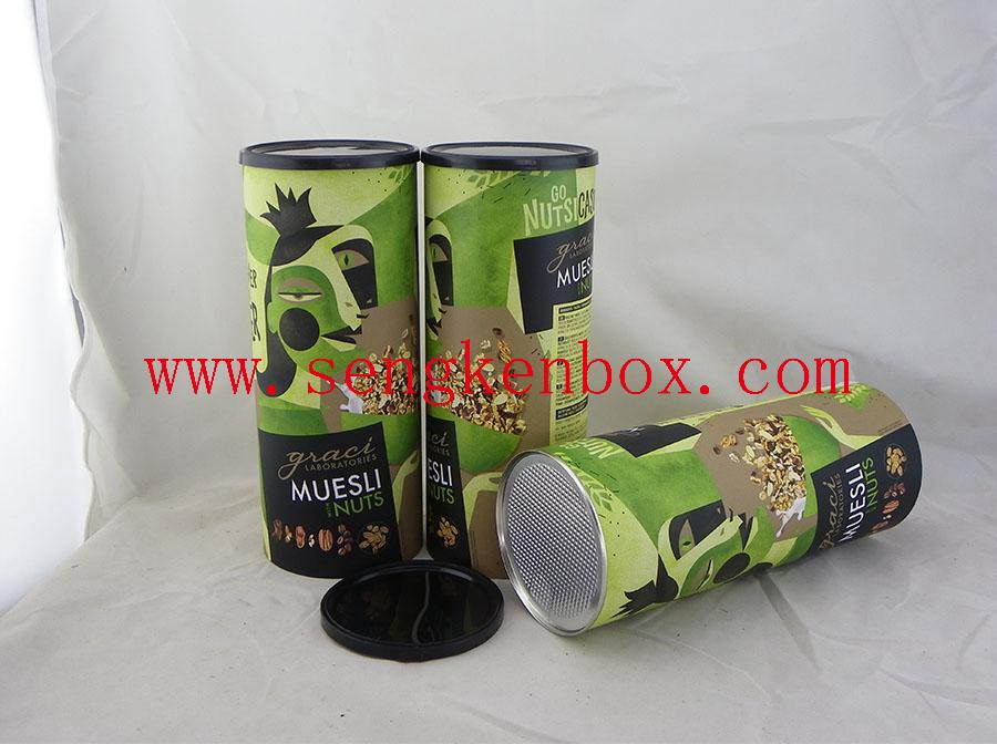 Cylinder Food Paper Cans Cylinder Food Paper Cans