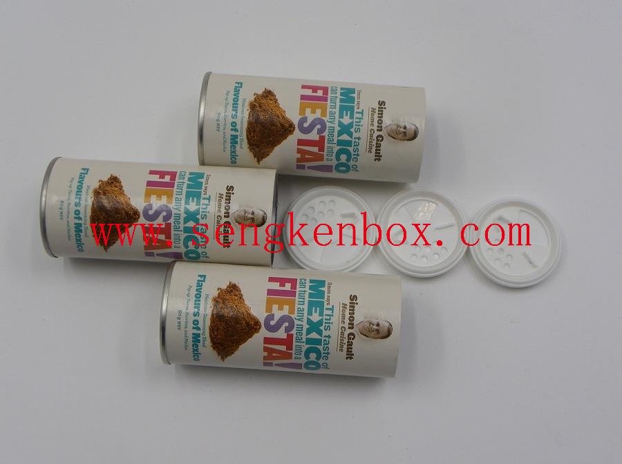 Grease-proof Cardboard Shaker Cans