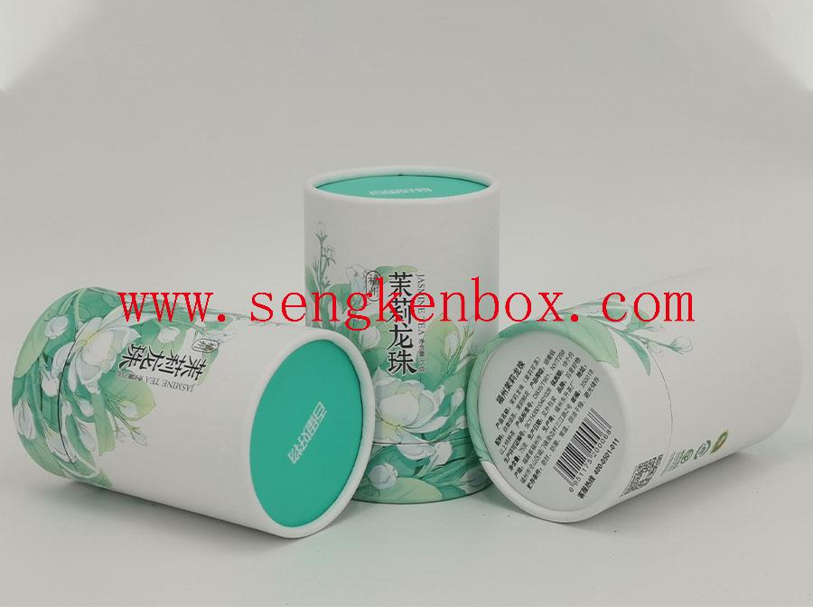 Round Paper Container Tea Packaging Tube Round Paper Container Tea Packaging Tube
