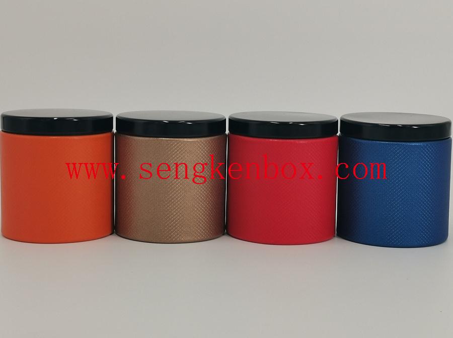 Paper Cardboard Cans with Metal Lid Paper Cardboard Cans with Metal Lid