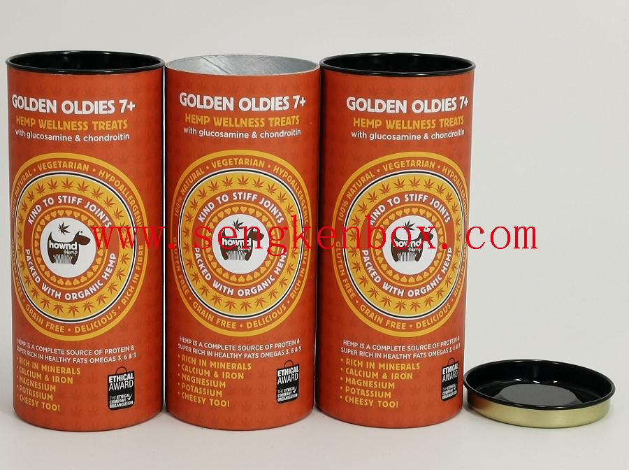 Round Canister with Metal Lid Round Canister with Metal Lid