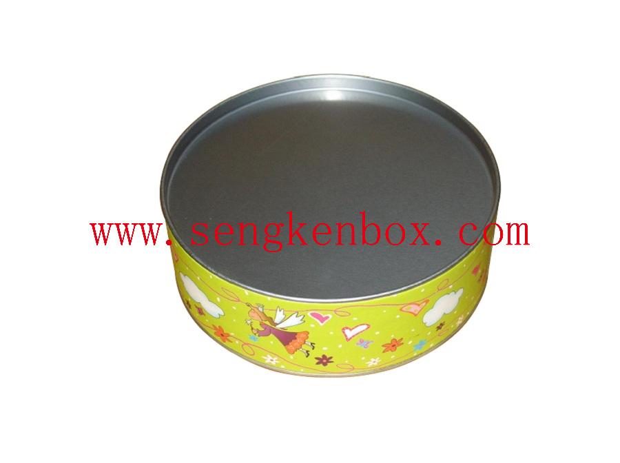 Composite Sweet Packaging Paper Cans with Flat Tinplate Lid