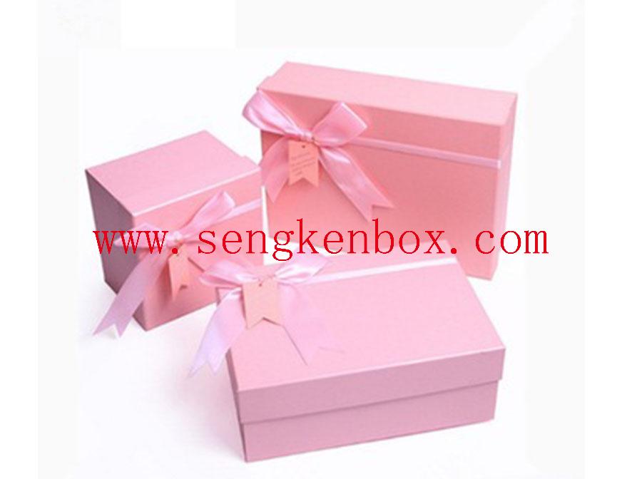 Bowknot Gift Packing Cardboard Box Bowknot Gift Packing Cardboard Box