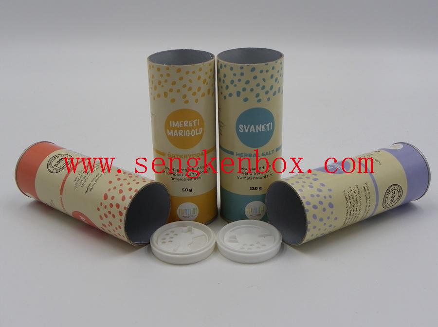 Seasonings Packaging Shaker Paper Tube