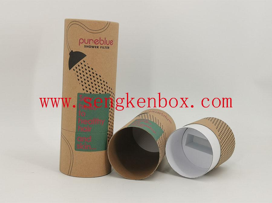 Shower Filter Kraft Paper Tube Packaging Shower Filter Kraft Paper Tube Packaging