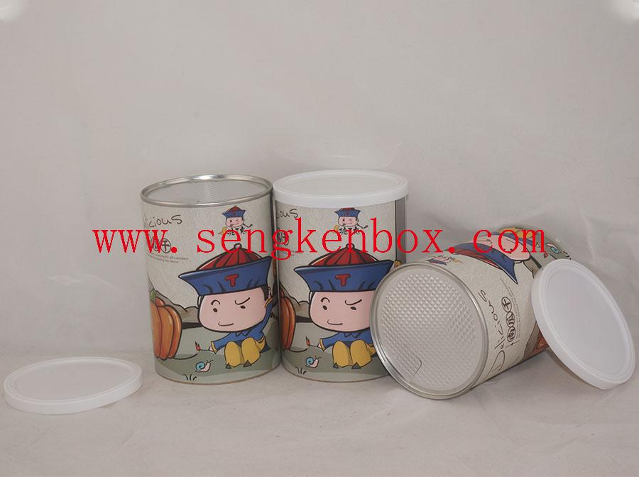 Cartoon Snacks Packaging Paper Cans Cartoon Snacks Packaging Paper Cans