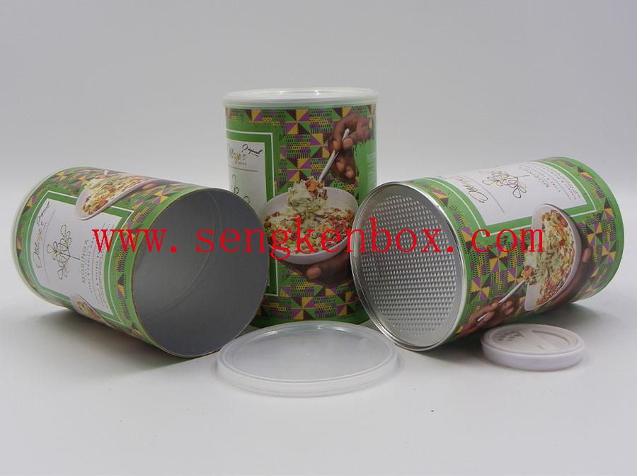 Plastic Cover Paper Cans Plastic Cover Paper Cans