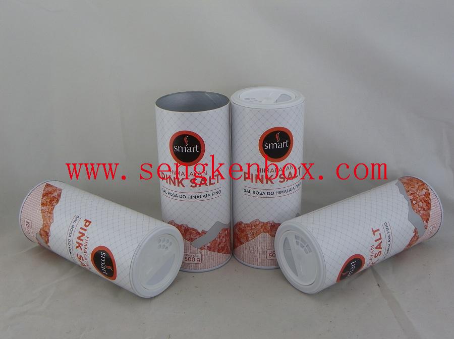 Himalayan Salt Packaging Moisture-proof Shaker Paper Cardboard Tube Himalayan Salt Packaging Moisture-proof Shaker Paper Cardboard Tube