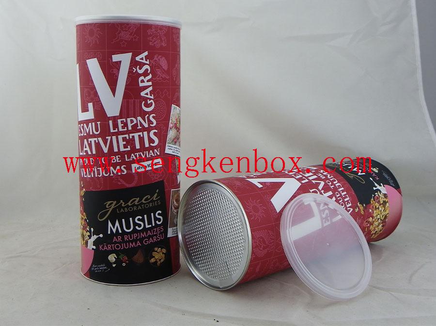 Muesli Fruits Packaging Paper Tube Muesli Fruits Packaging Paper Tube