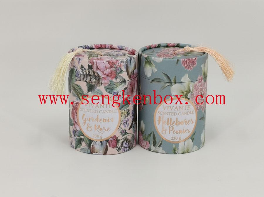 Curled Edge Paper Cardboard Cans Curled Edge Paper Cardboard Cans