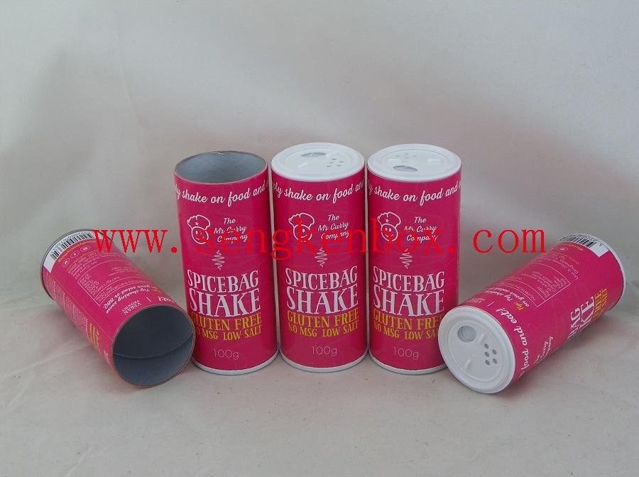 Spice Packaging Paper Shaker Cardboard Tube Spice Packaging Paper Shaker Cardboard Tube