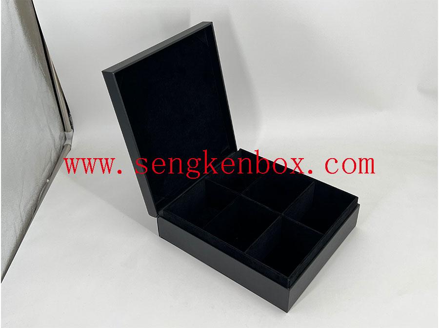 Six Small Divider Leather Gift Box Six Small Divider Leather Gift Box