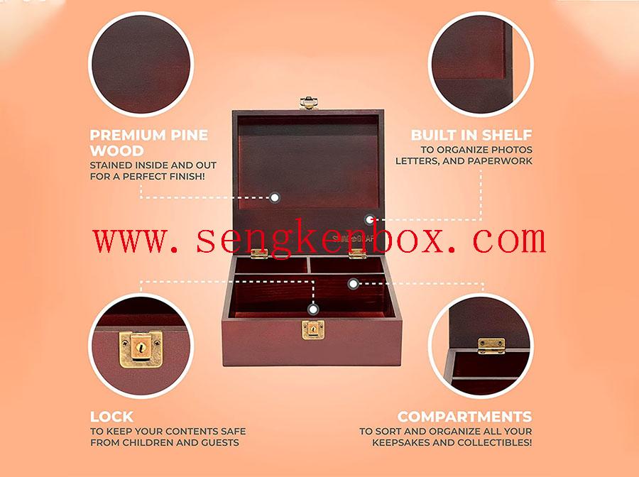 Compartments Packaging Wooden Box Compartments Packaging Wooden Box