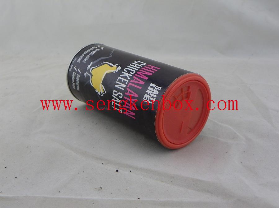 Chicken Salt Condiment Packaging Dispenser Paper Cans with Moisture Liner Chicken Salt Condiment Packaging Dispenser Paper Cans with Moisture Liner