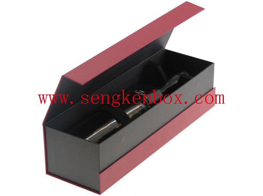 Red Premium Clamshell Packaging Paper Box