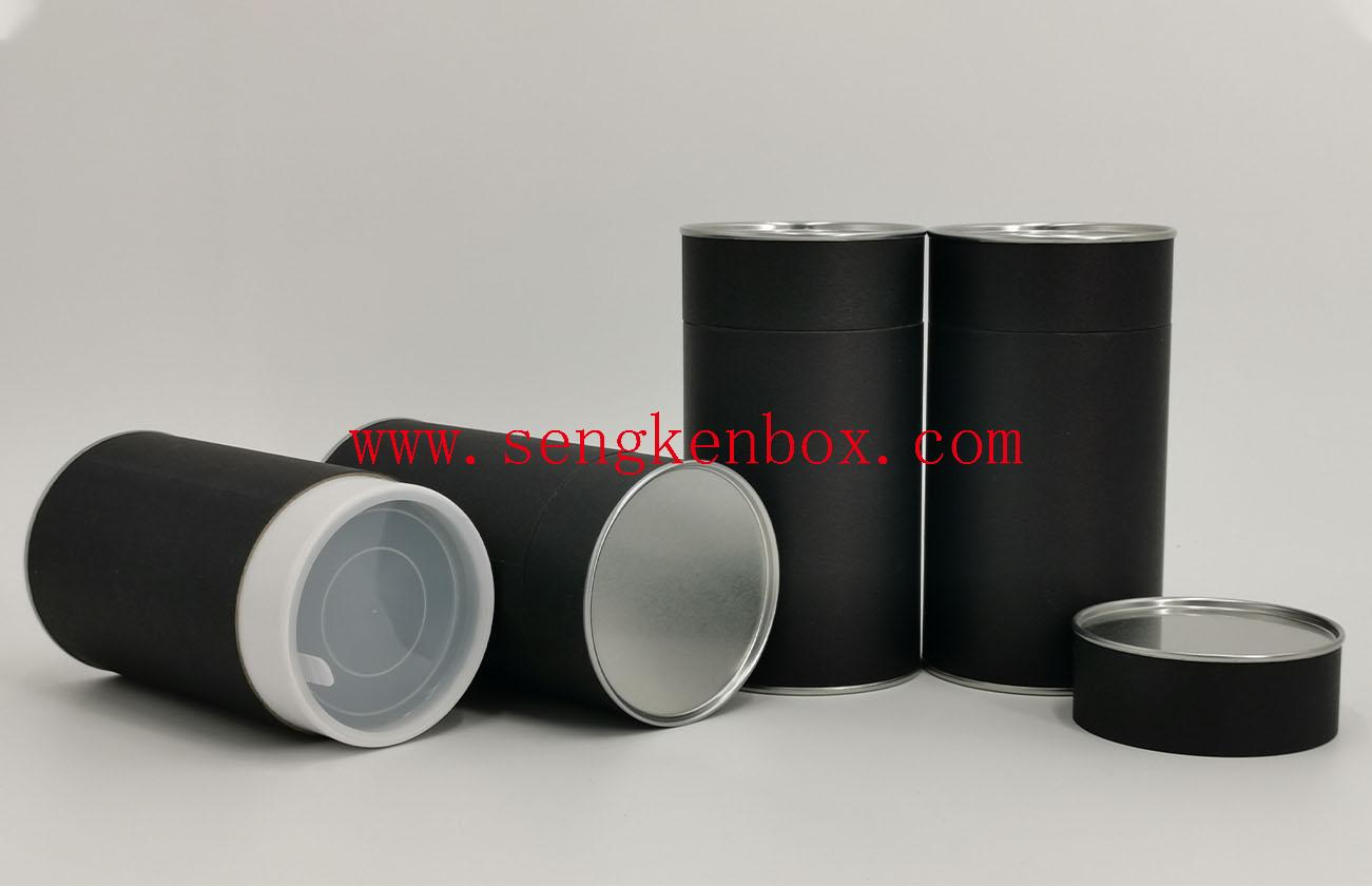 Dust-proof Plastic Cover Paper Cans Packaging Dust-proof Plastic Cover Paper Cans Packaging