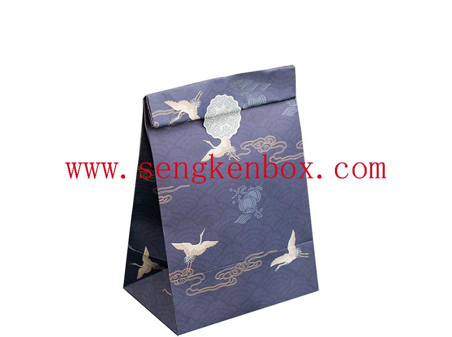 Chinese Style Paper Bag With Stickers