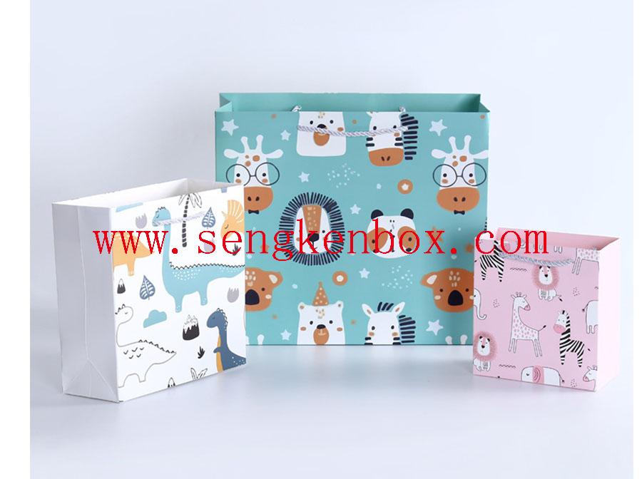Cute Cartoon Pattern Paper Gift Bag Cute Cartoon Pattern Paper Gift Bag