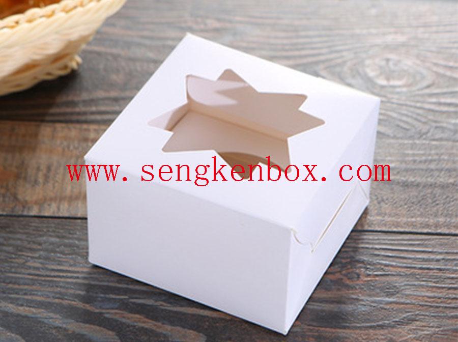 Paper Box With Custom Pattern Visual Window Paper Box With Custom Pattern Visual Window