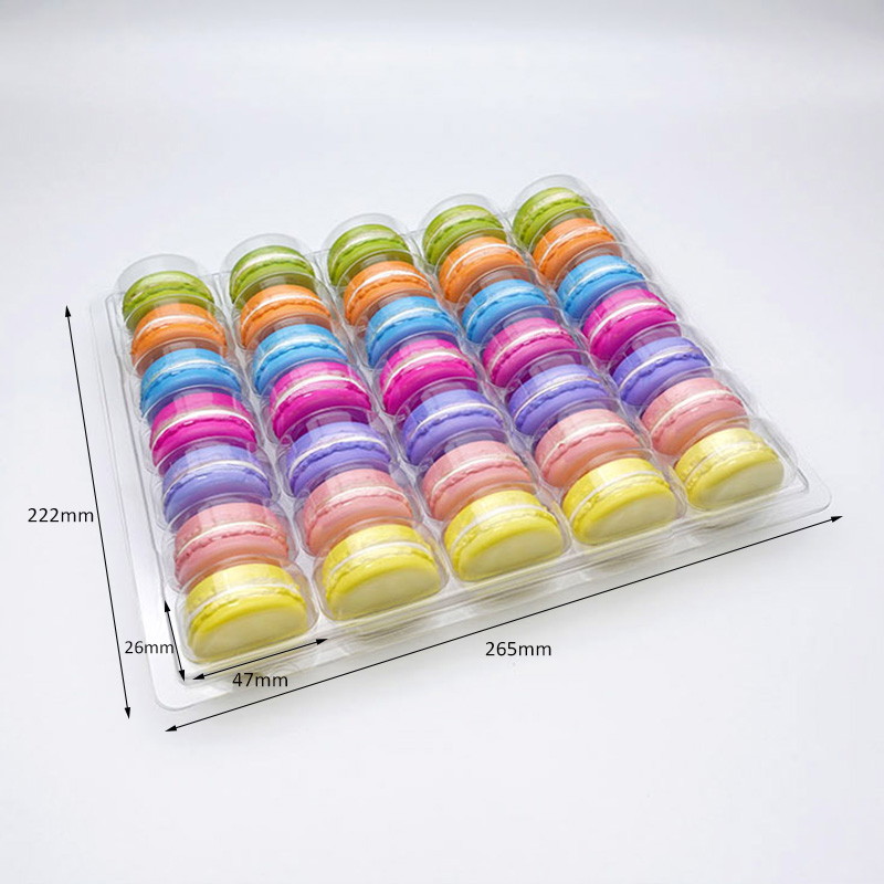 35 macarons display blister tray