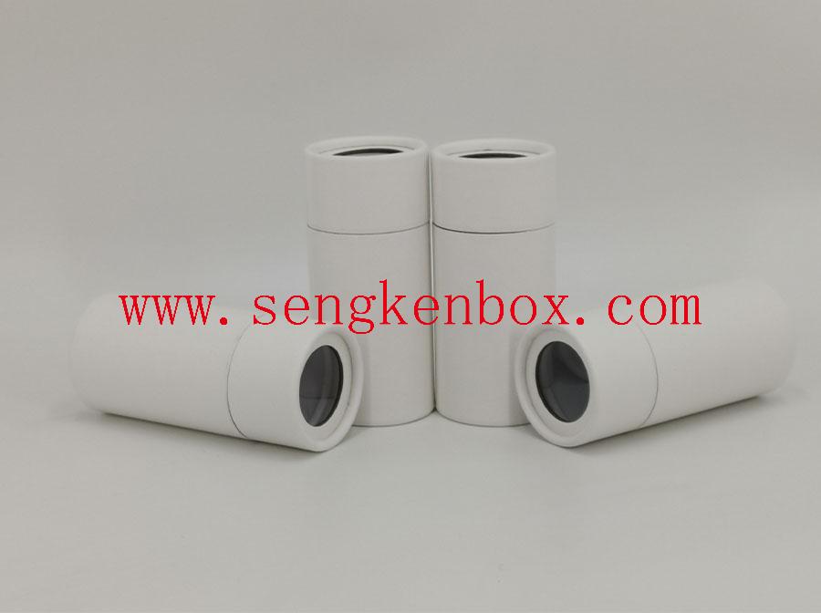 Paper Tube with PET Clear Window Paper Tube with PET Clear Window