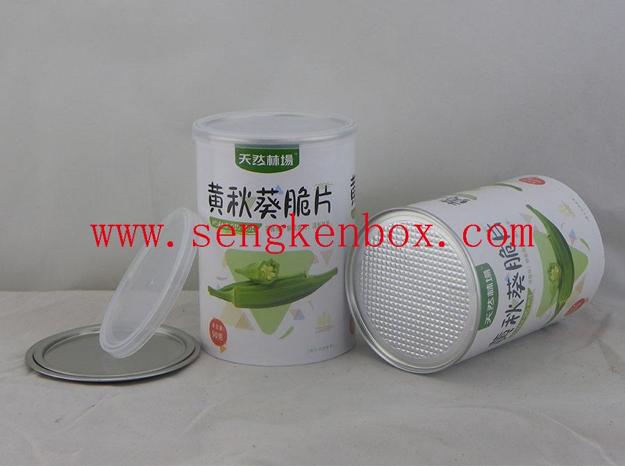 Packaging Paper Cans With Seal Cover