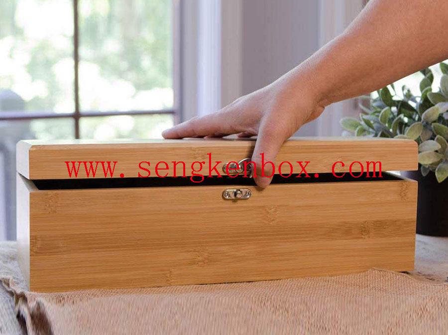 Wooden Box with Metal Lock Wooden Box with Metal Lock