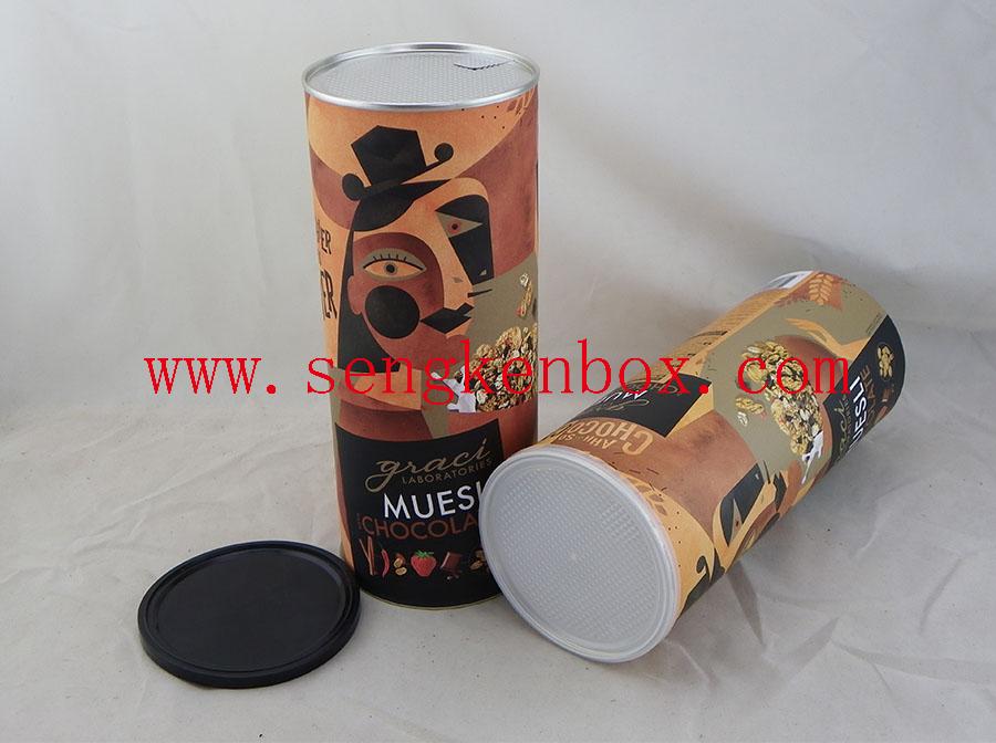 Plastic Cover Paper Cans Plastic Cover Paper Cans
