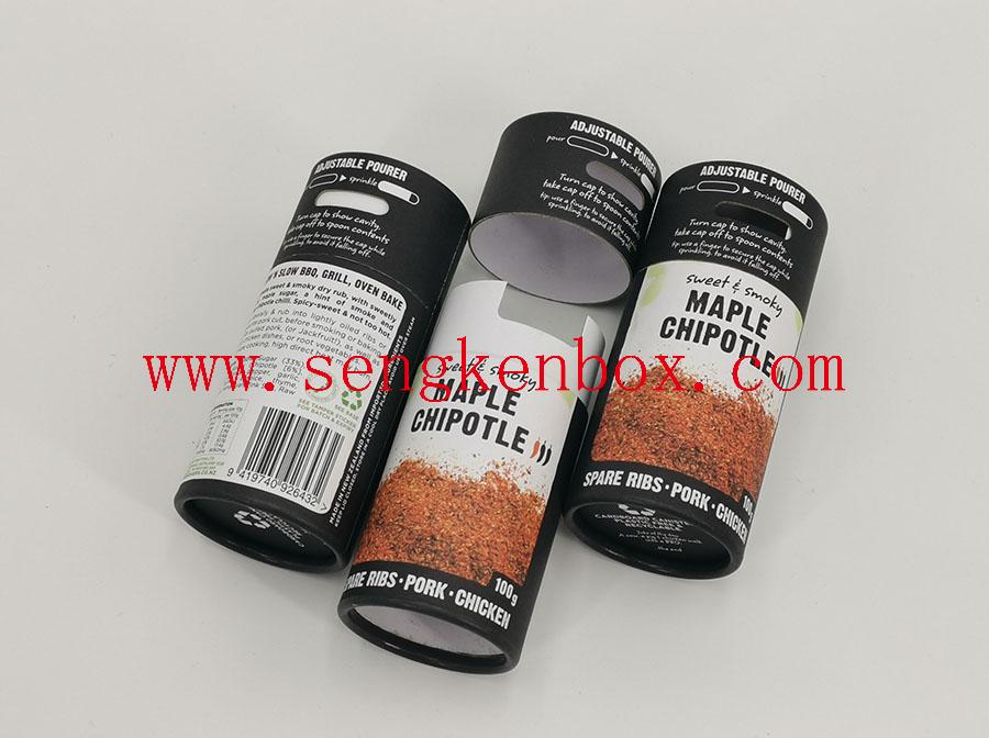 Barbecue Seasonings Packaging Paper Canister Barbecue Seasonings Packaging Paper Canister