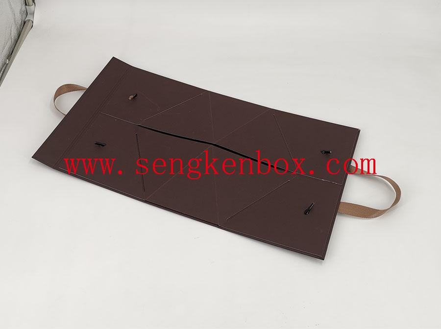 Foldable Paper Box With Silk Strap Foldable Paper Box With Silk Strap