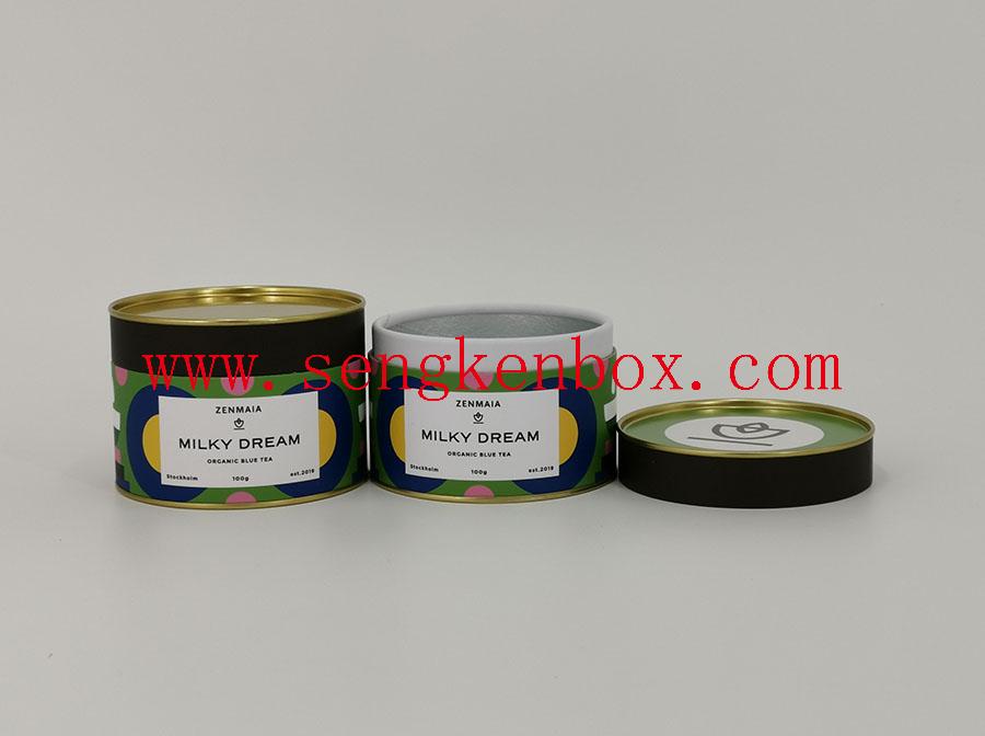 Paper Tube Packaging with Black Lid Paper Tube Packaging with Black Lid