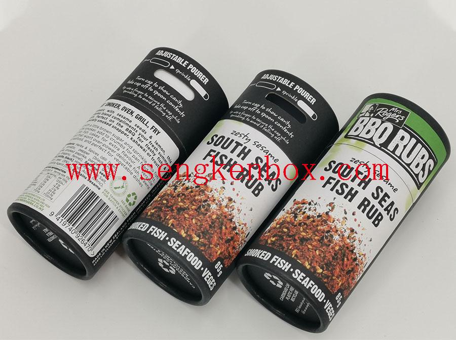 Food Grade Seasoning Paper Canister Food Grade Seasoning Paper Canister