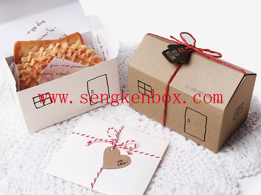 Foldable House Shaped Paper Box Foldable House Shaped Paper Box