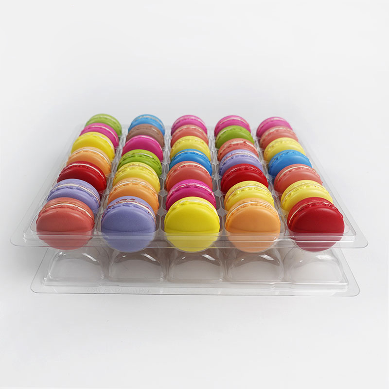 35 macarons display blister tray