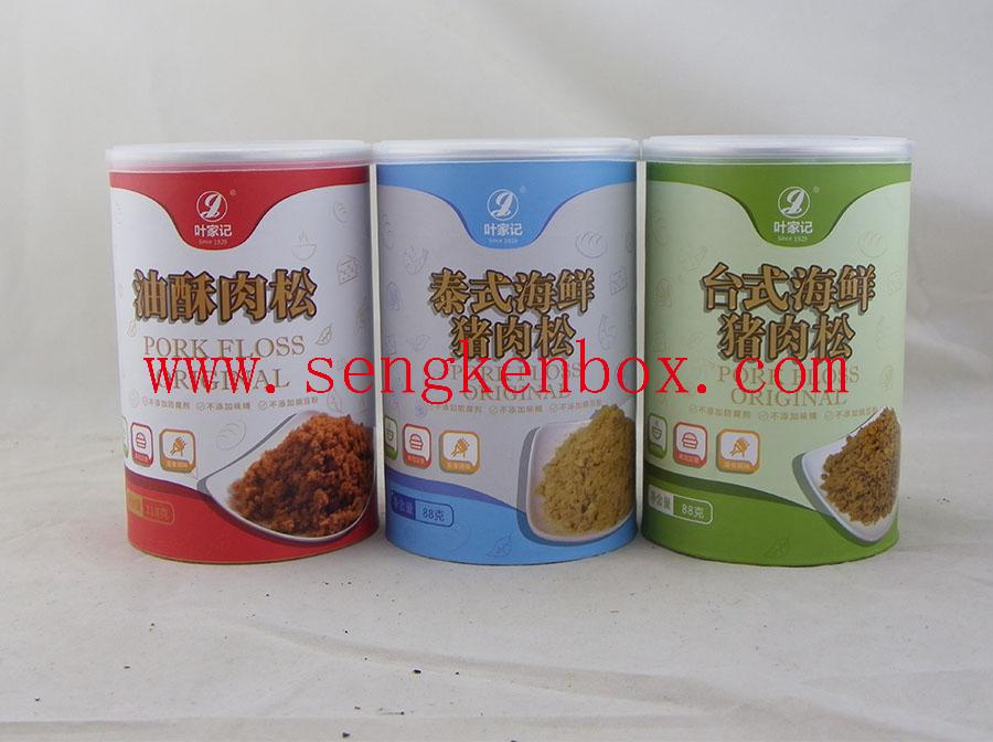 Pork Floss Packaging Paper Tube Pork Floss Packaging Paper Tube