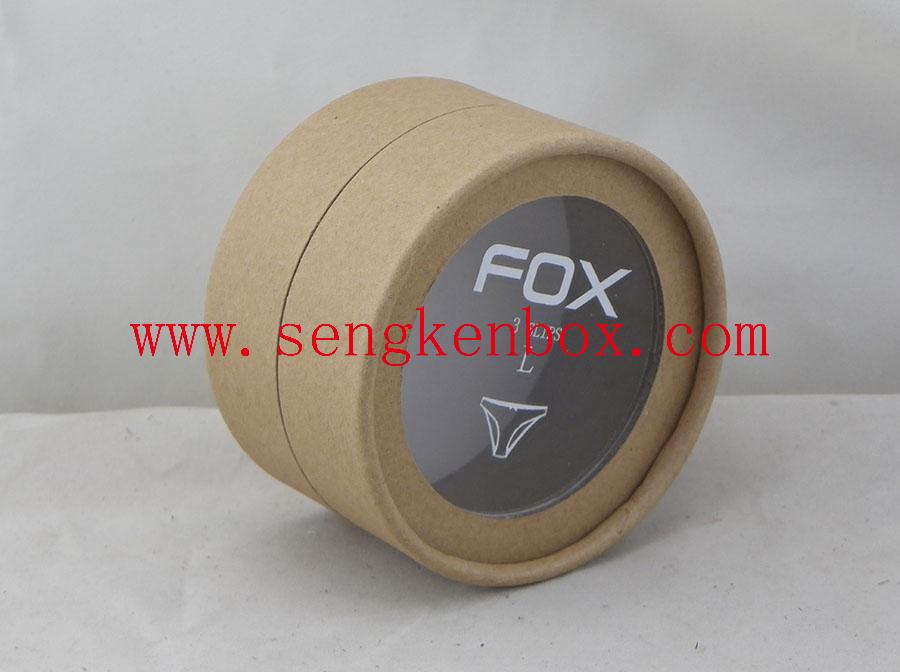 Paper Tube with PET Clear Window Paper Tube with PET Clear Window