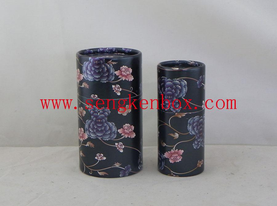 Round Paper Tea Packaging Cans Round Paper Tea Packaging Cans
